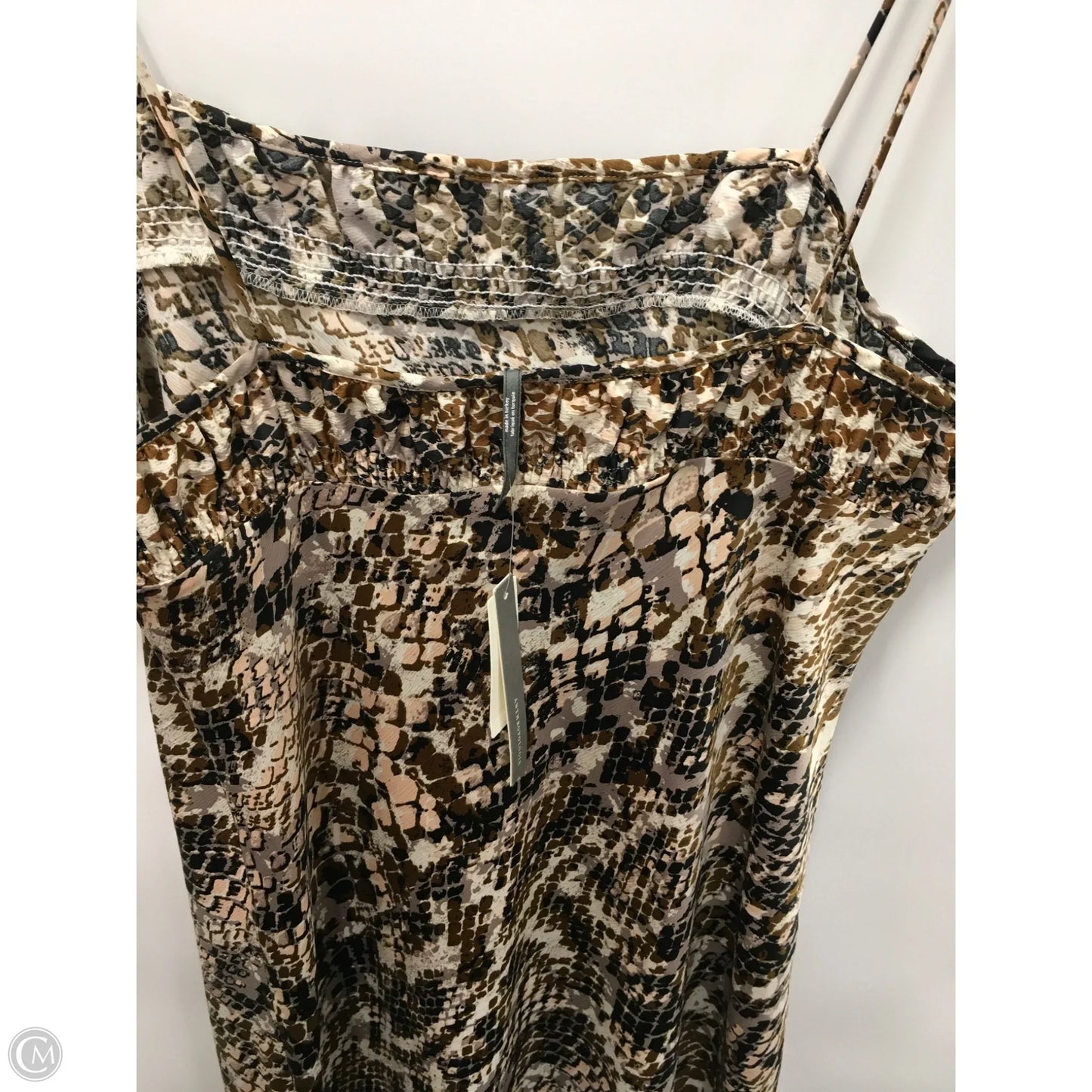 Dress Casual Maxi By Anthropologie In Snakeskin Print, Size: Xl