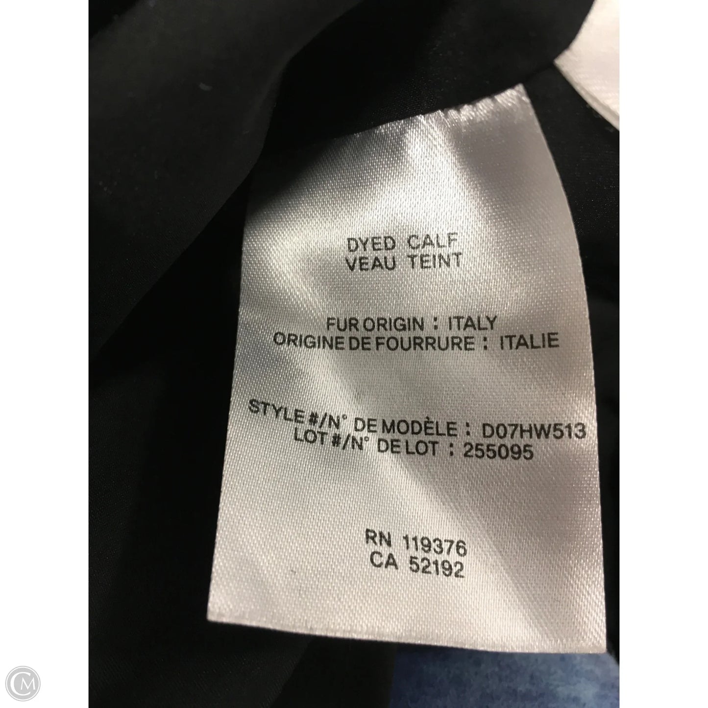 Top Sleeveless Designer By Helmut Lang In Black & Blue, Size: L