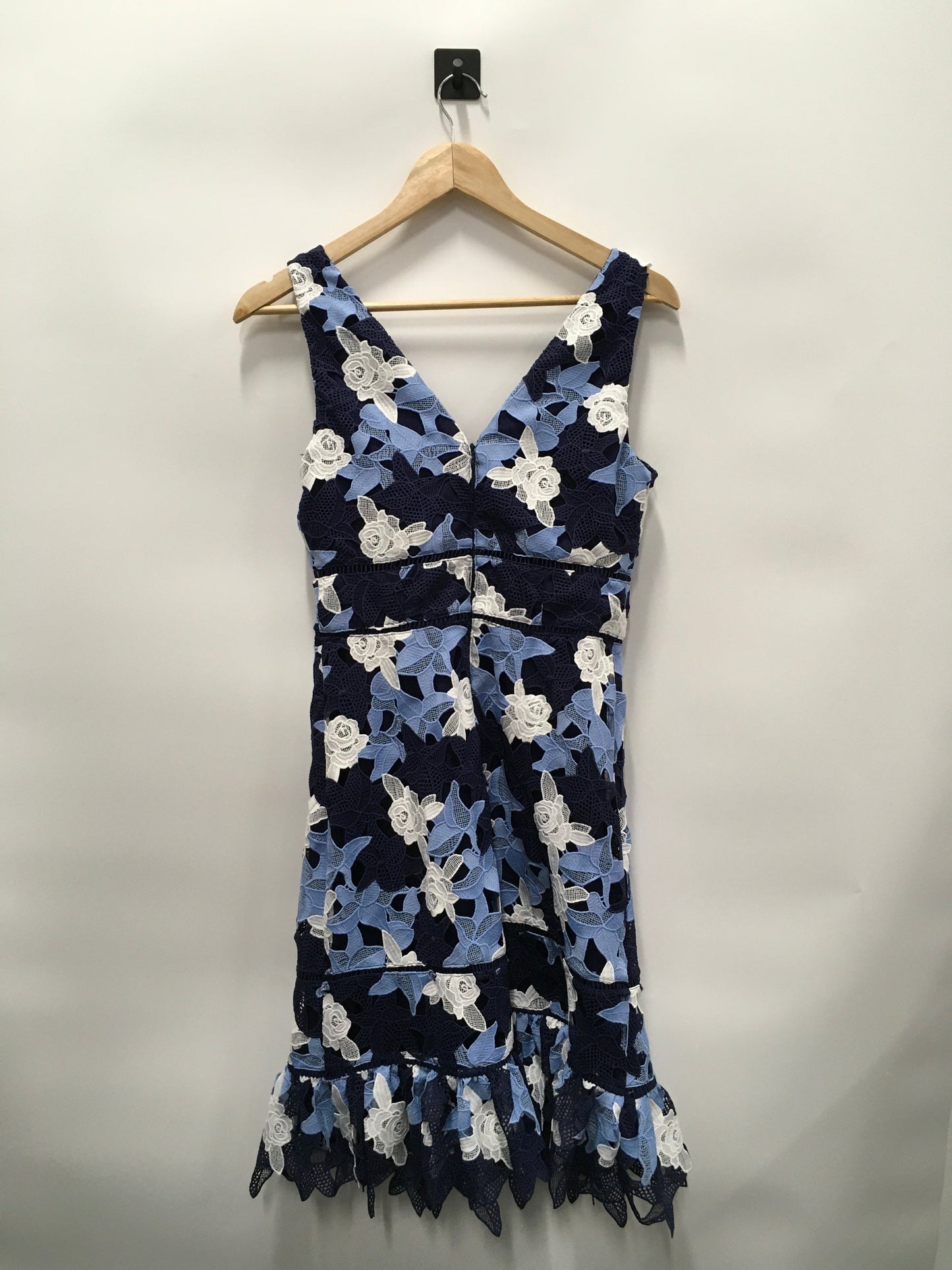 Blue Dress Party Midi Vineyard Vines, Size 4