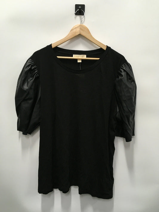 Black Top Long Sleeve Michael By Michael Kors, Size 3x