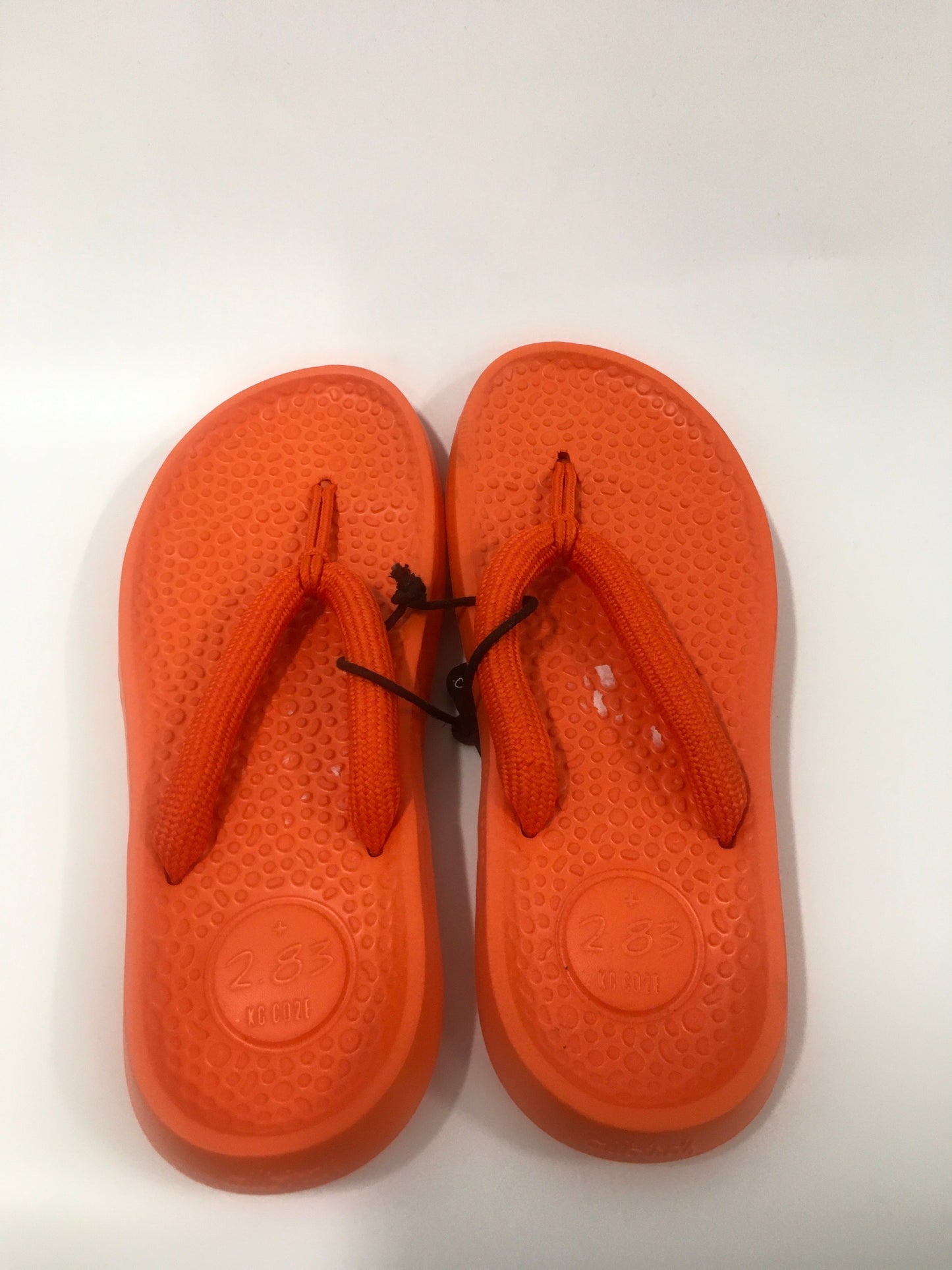 Orange Sandals Flip Flops Allbirds, Size 9