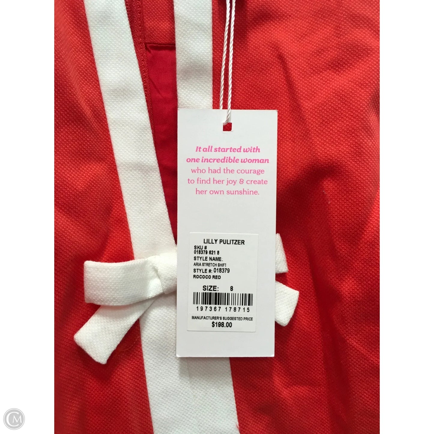 Dress Designer By Lilly Pulitzer In Red, Size: 8