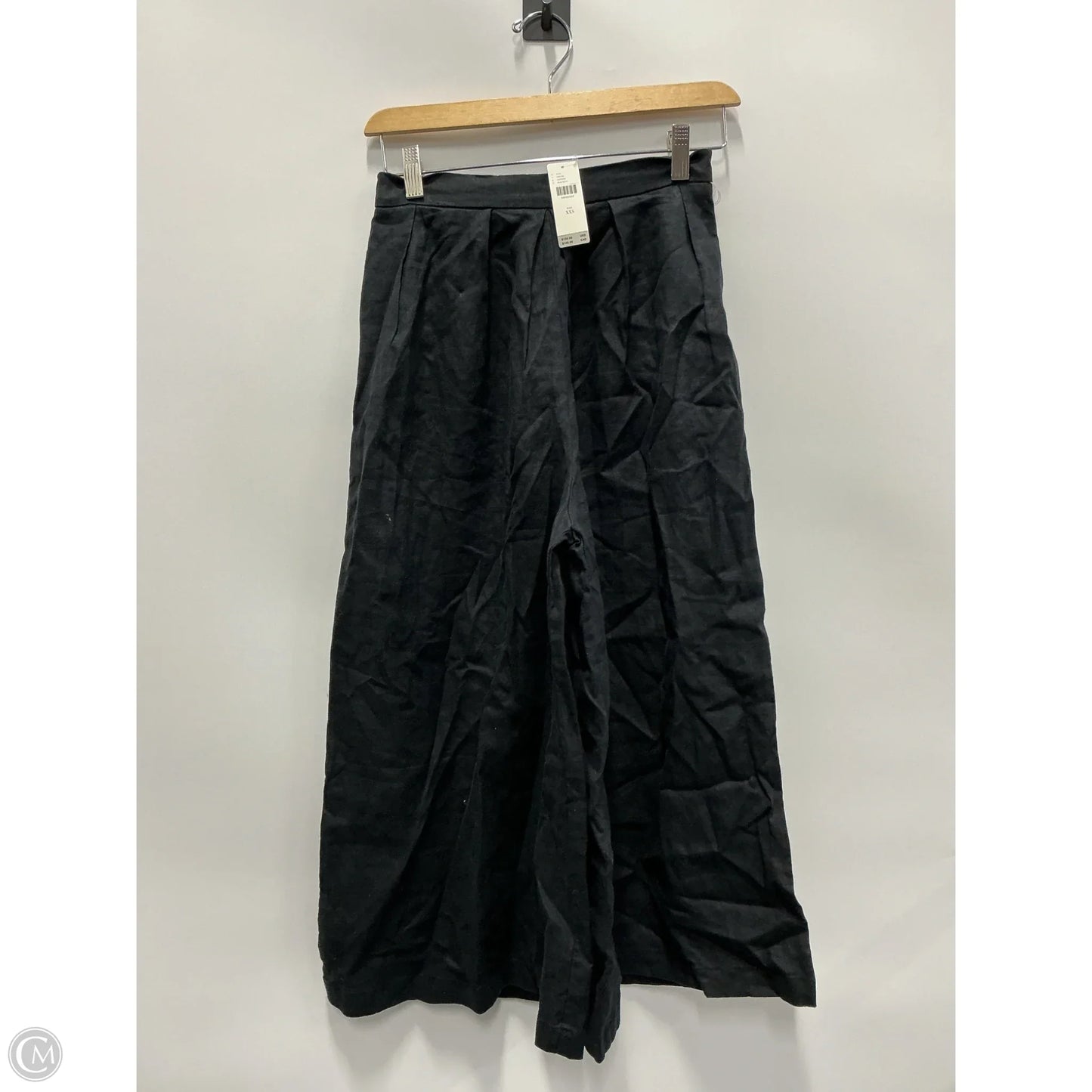 Pants Linen By Anthropologie In Black, Size: Xxs