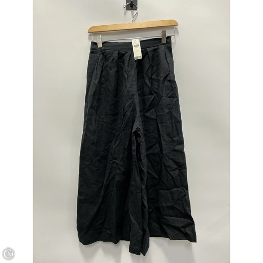 Pants Linen By Anthropologie In Black, Size: Xxs