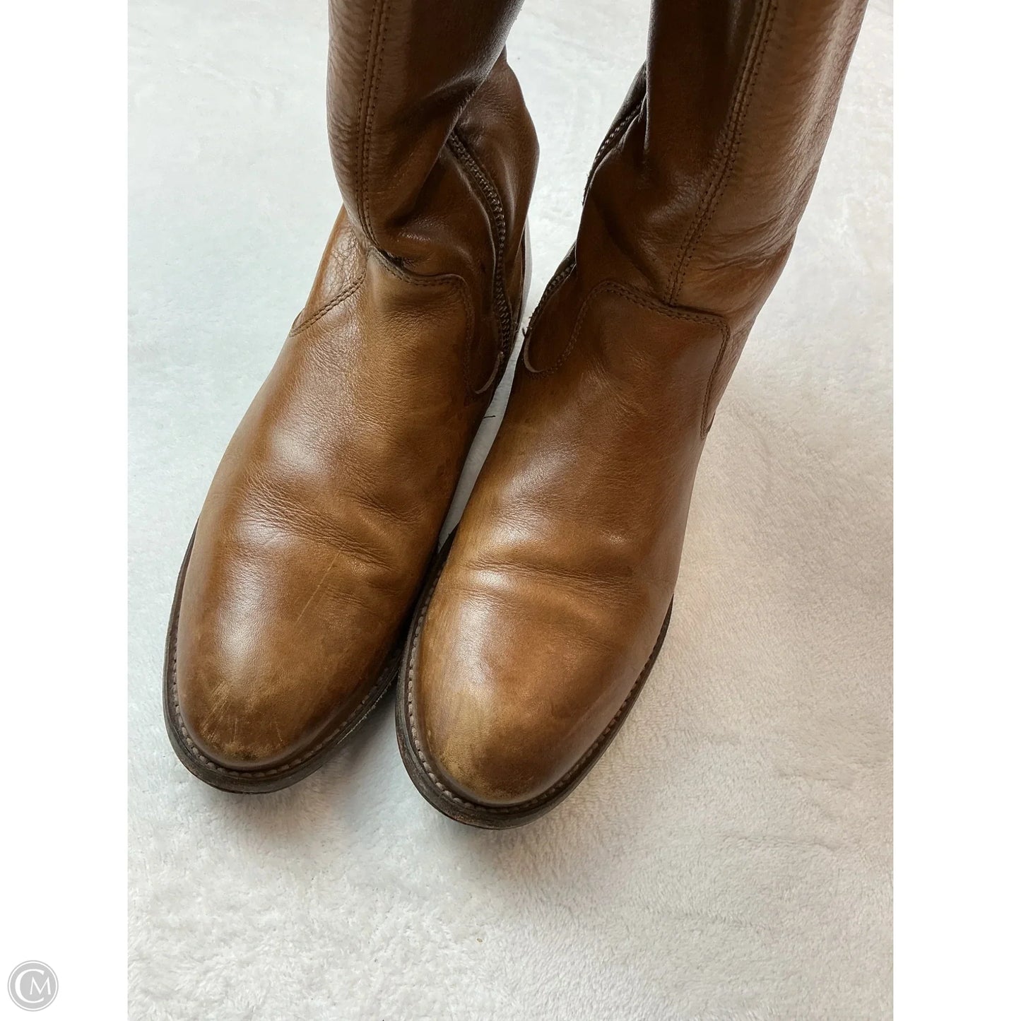 Boots Designer By Frye In Tan, Size: 8