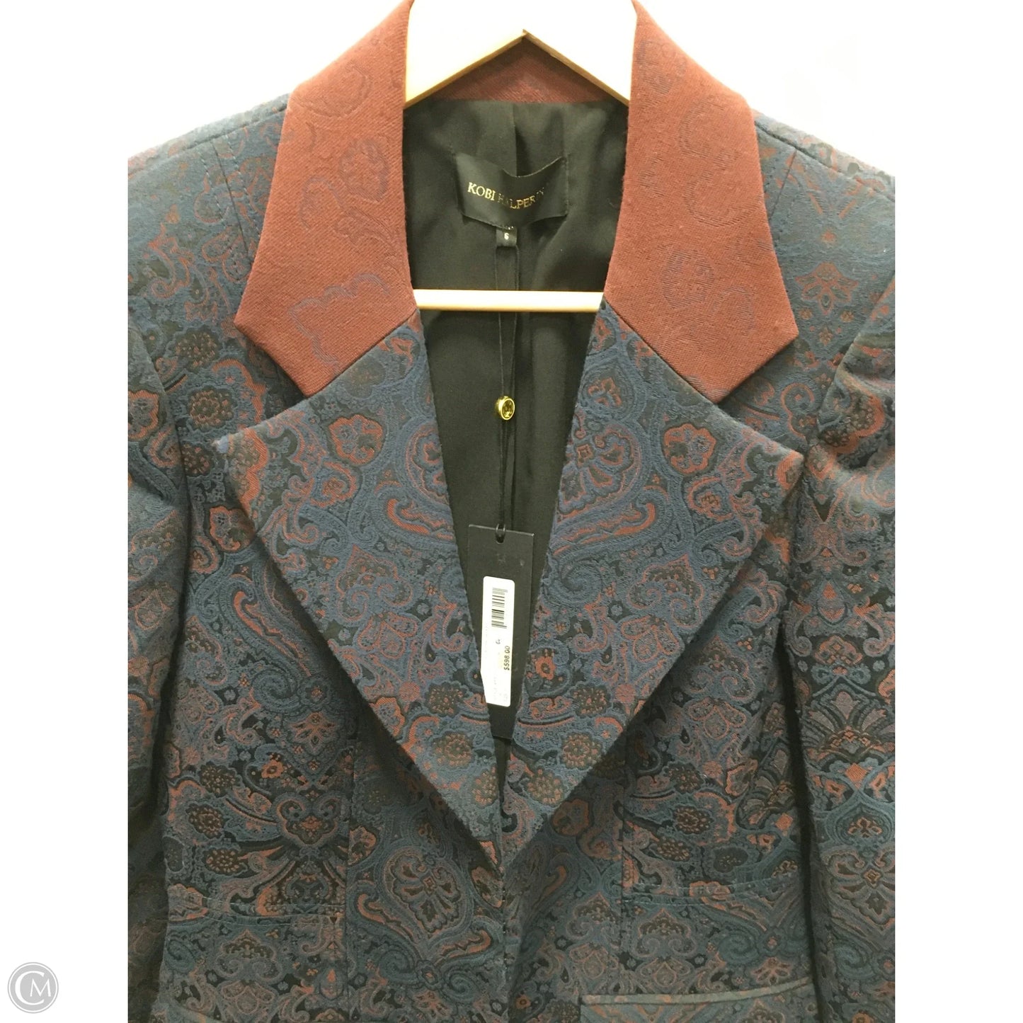 Blazer designer By kobi halperin In Paisley Print, Size: S