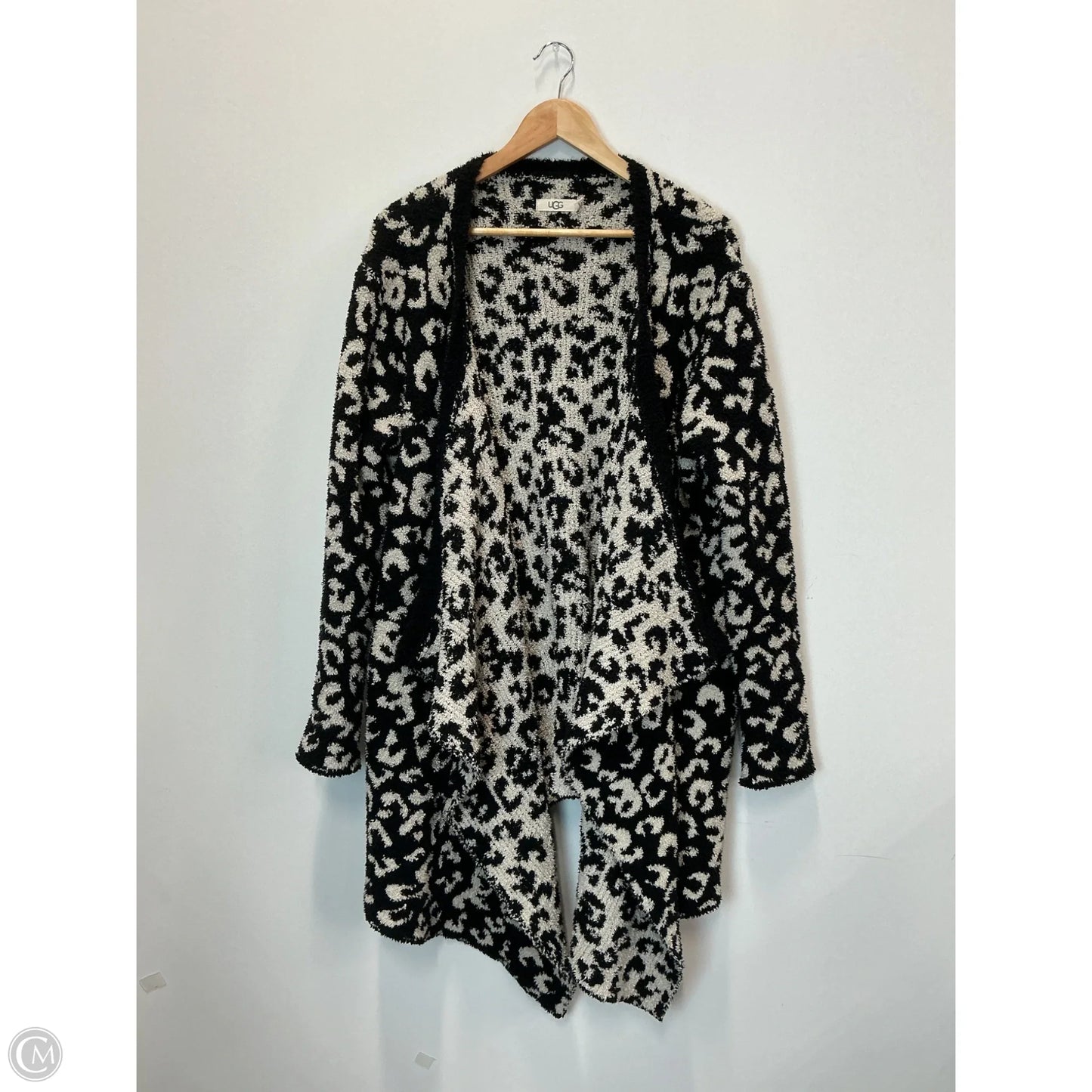Cardigan Designer By Ugg In Animal Print, Size: L