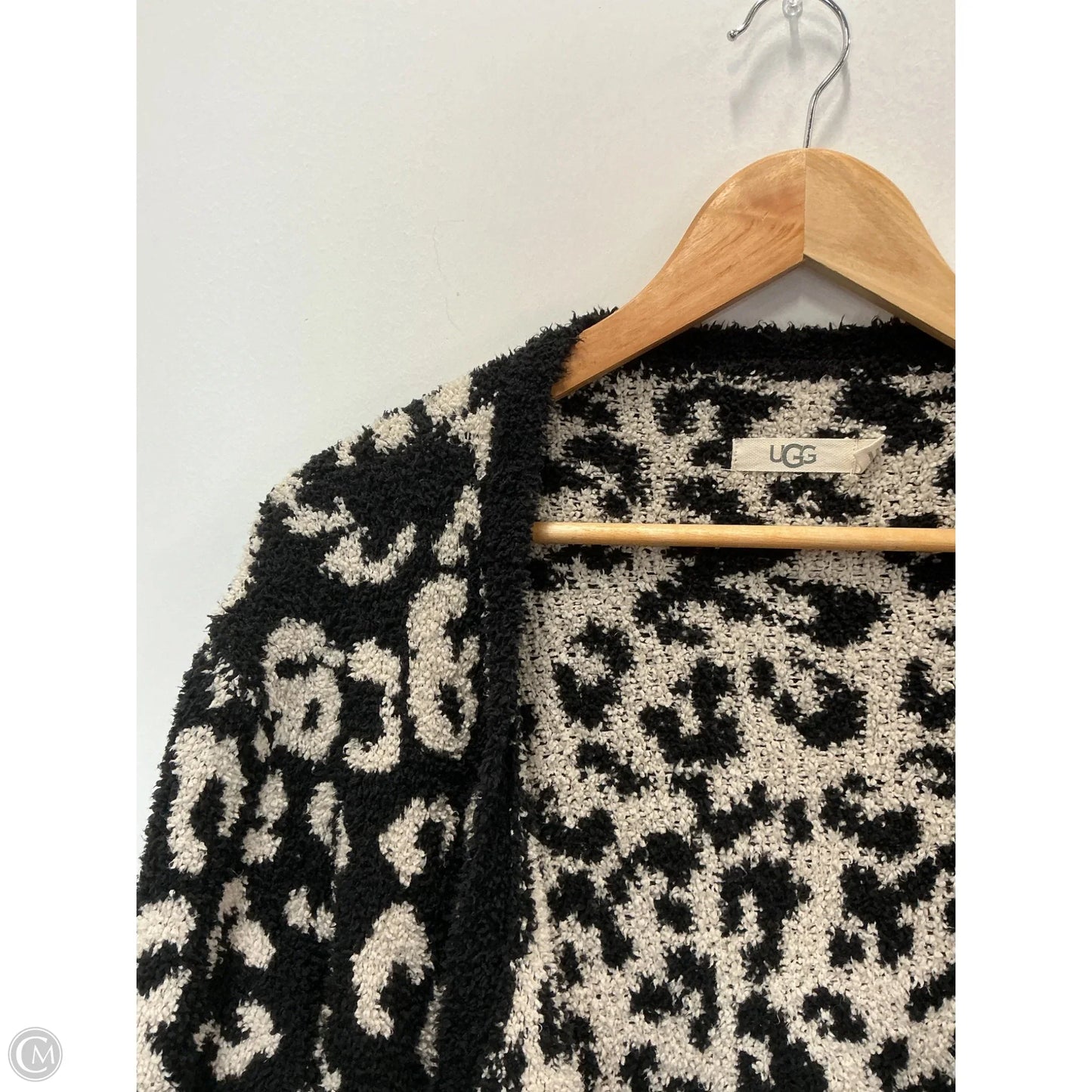 Cardigan Designer By Ugg In Animal Print, Size: L