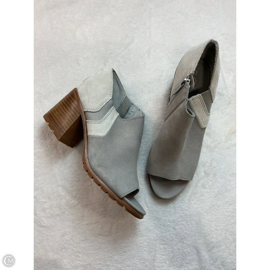 Shoes Heels Block By Sorel In Grey, Size: 7.5