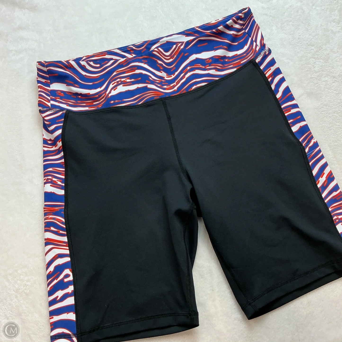 Shorts By Clothes Mentor In Black & Blue, Size: Xxl