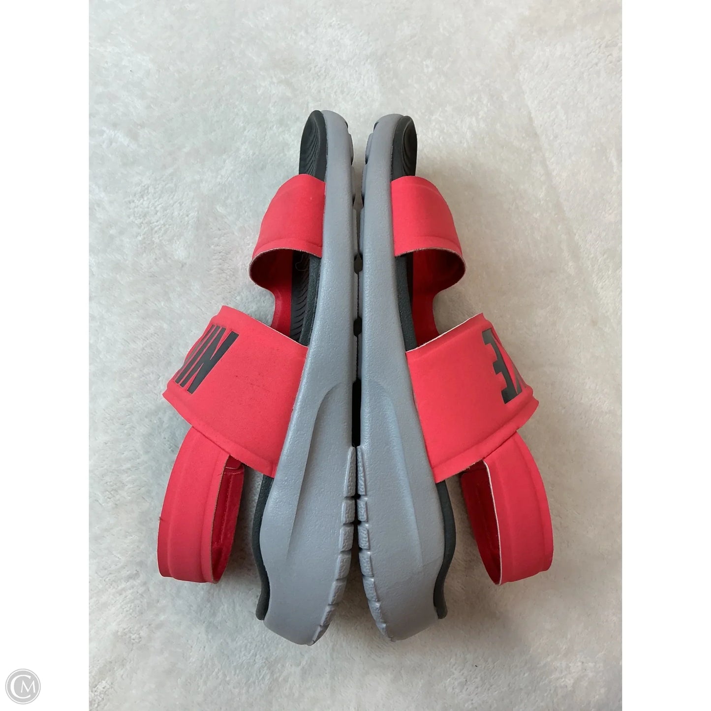 Sandals Flats By Nike In Red, Size: 7