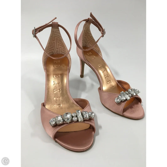 Shoes Heels Stiletto By Ted Baker In Rose Gold, Size: 6.5