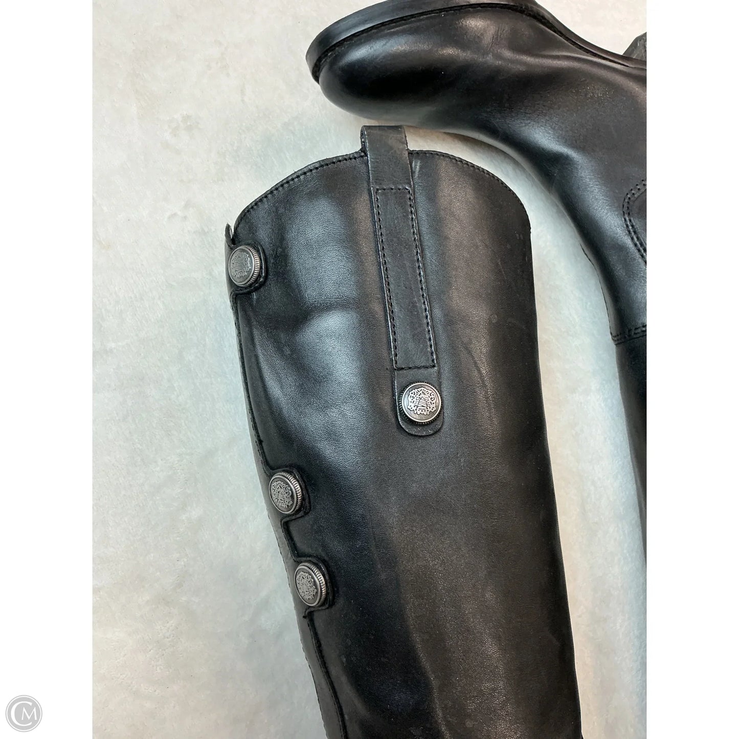 Boots Leather By Arturo Chiang In Black, Size: 7.5