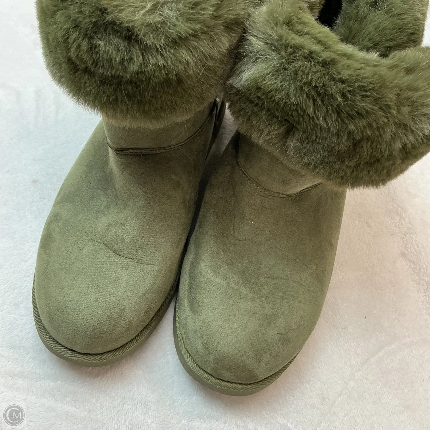 Boots Ankle Flats By Juicy Couture In Green, Size: 8