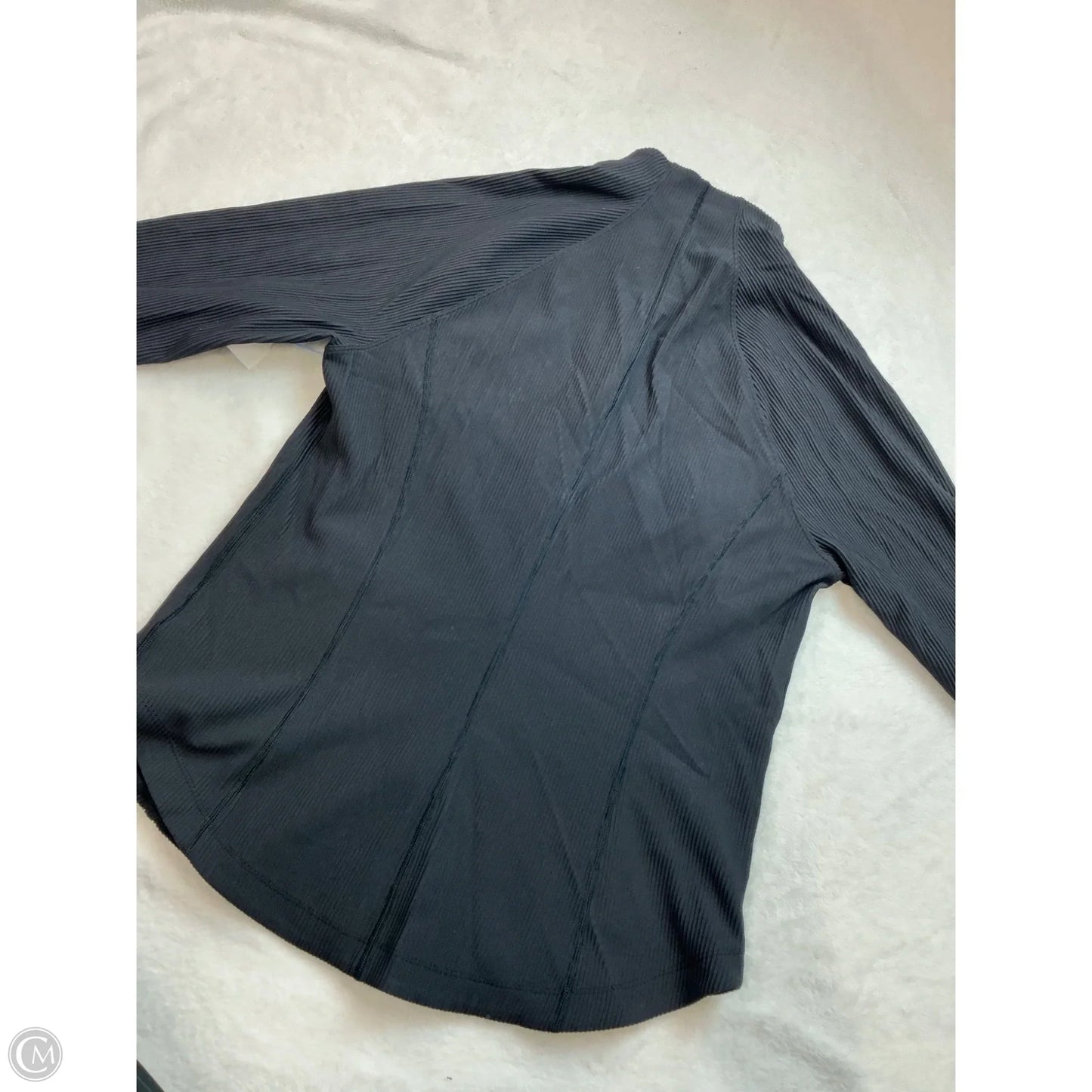 Athletic Jacket By Athleta In Black, Size: L