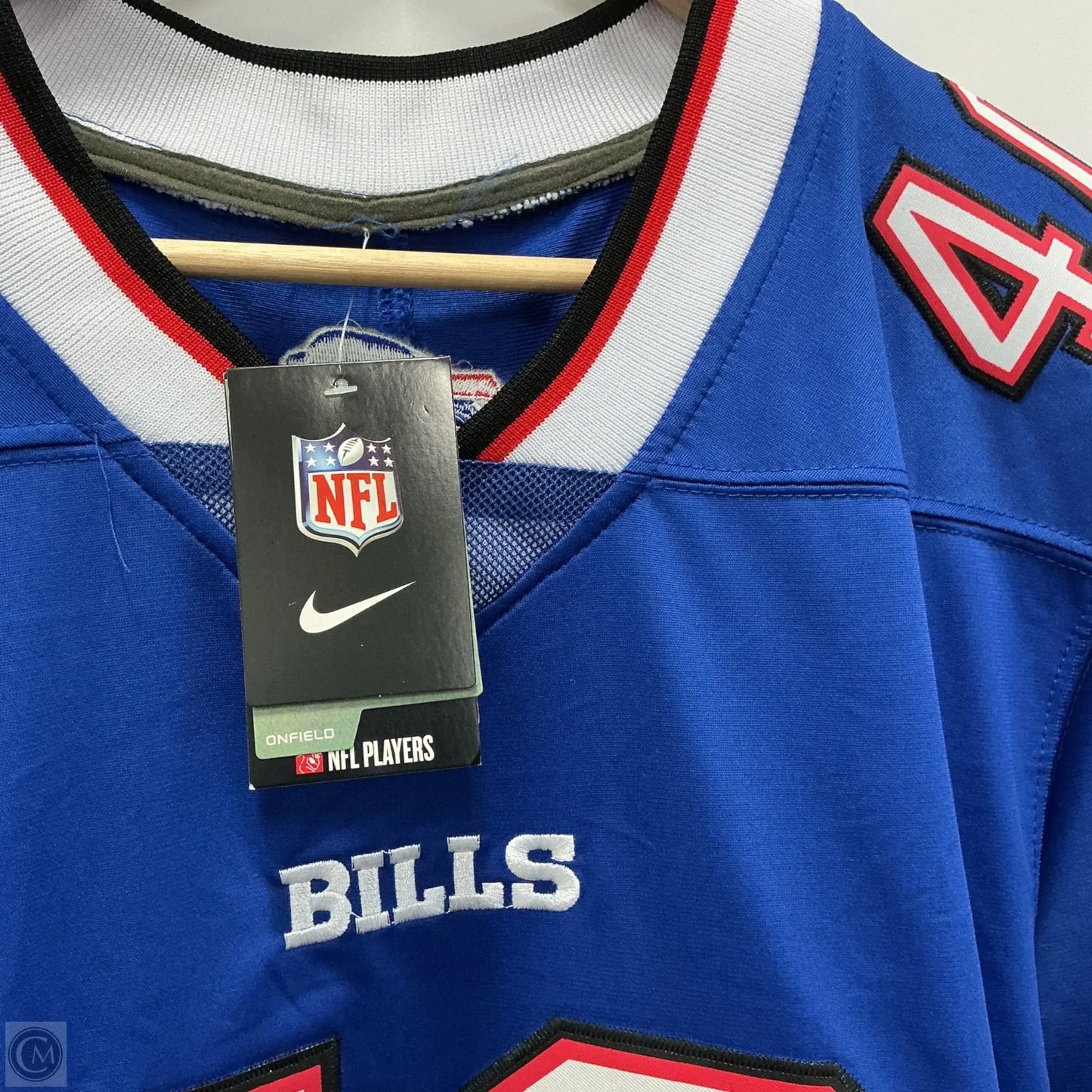 Top Short Sleeve By Nfl In Blue, Size: M