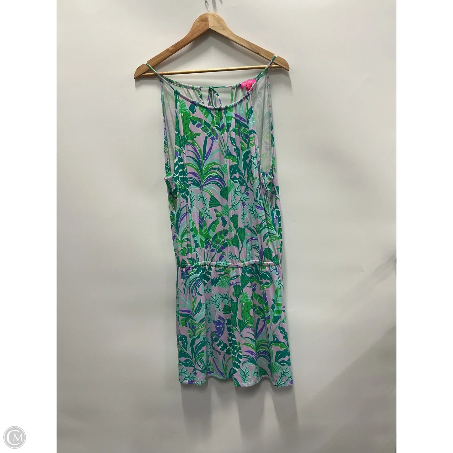 Dress Designer By Lilly Pulitzer In Green & Purple, Size: M