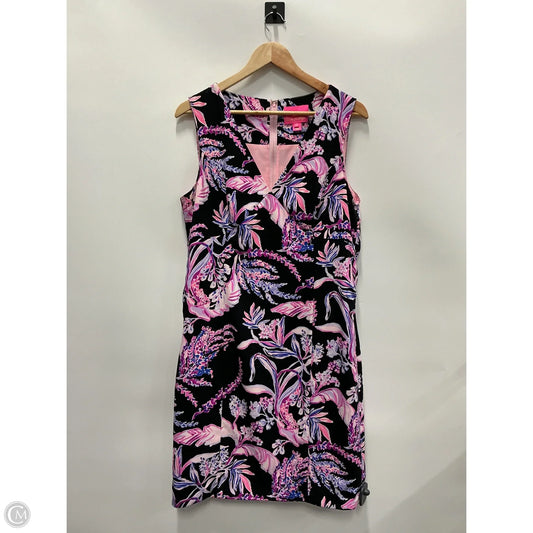 Dress Designer By Lilly Pulitzer In Black & Purple, Size: 12