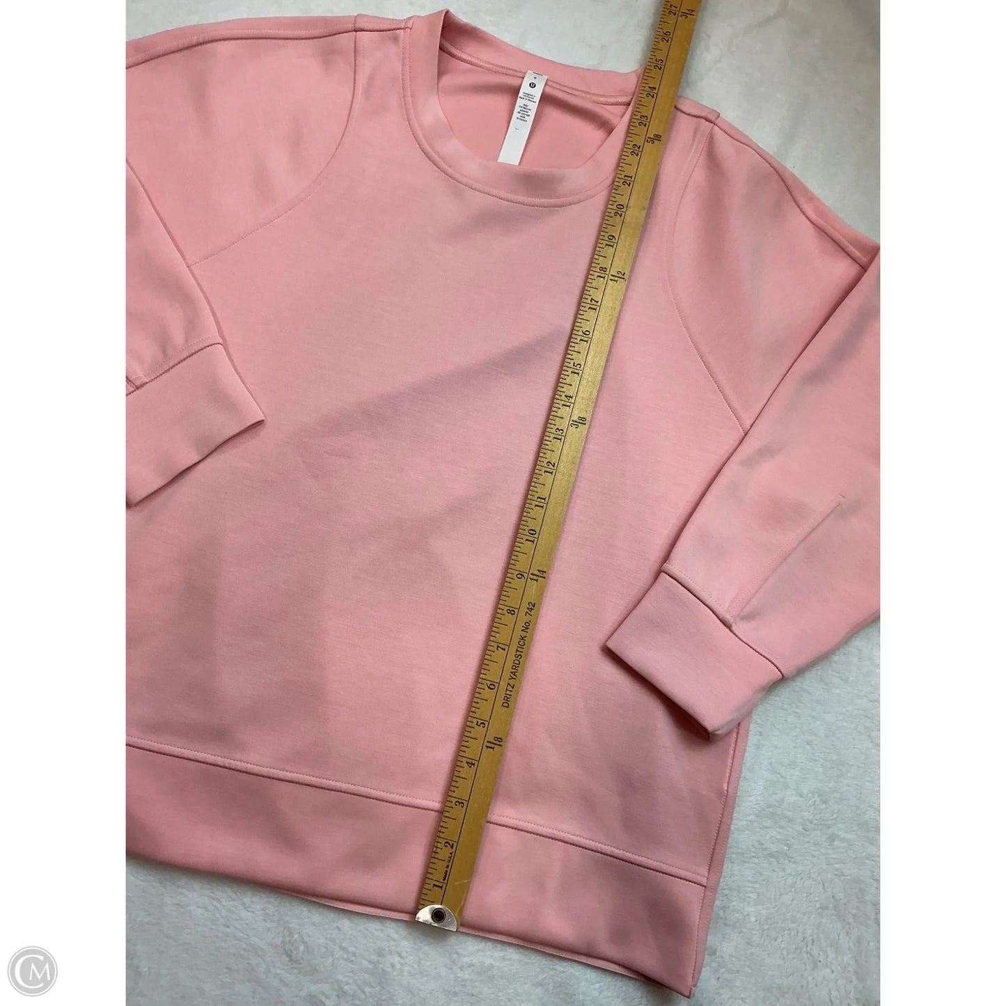 Athletic Sweatshirt Crewneck By Lululemon In Pink, Size: 6