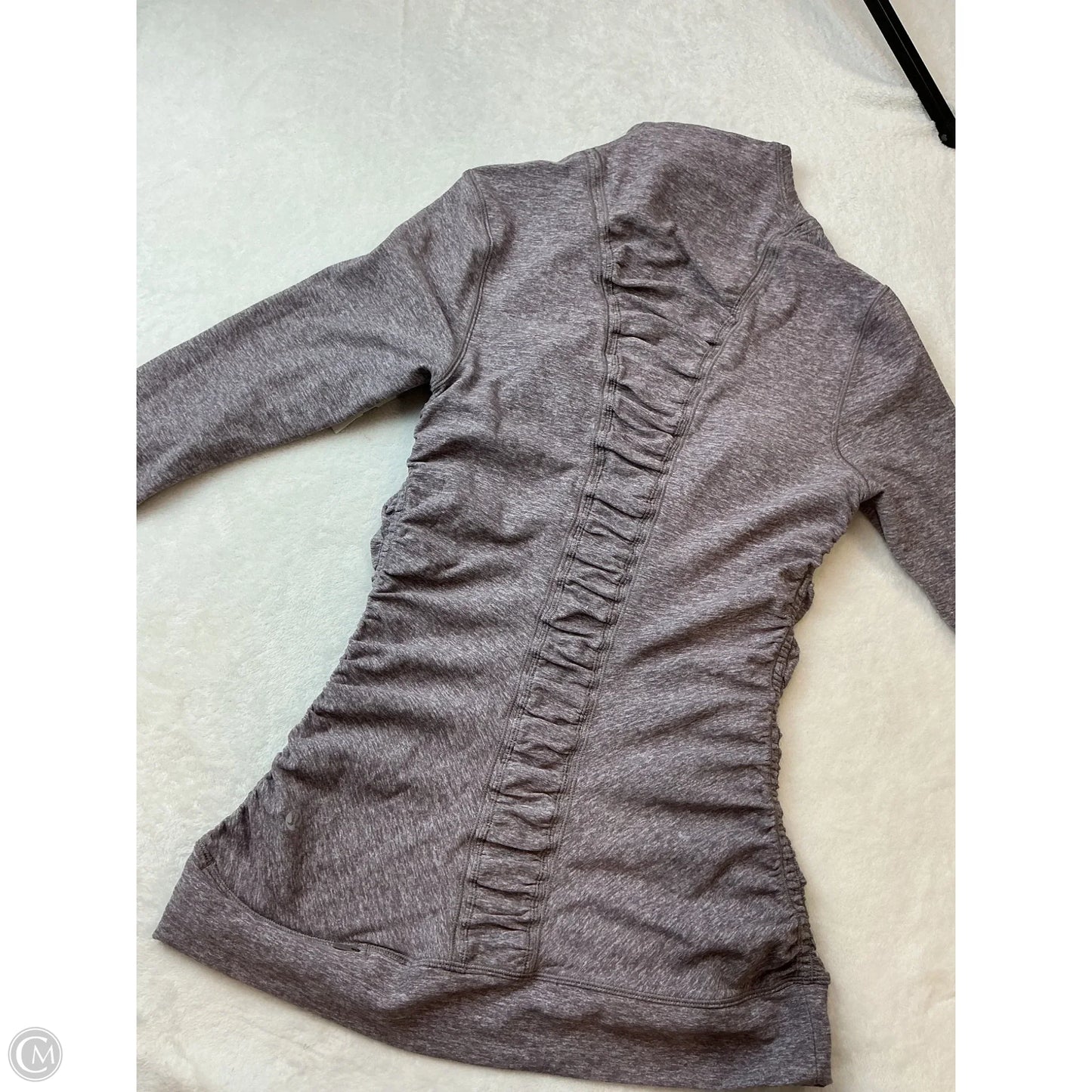Athletic Jacket By Lululemon In Purple, Size: 4