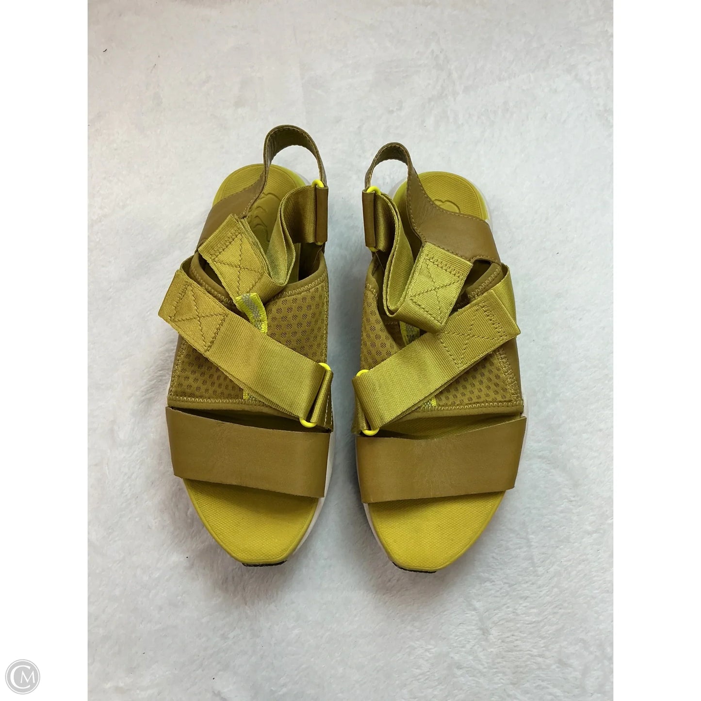 Sandals Flats By Sorel In Green, Size: 8.5