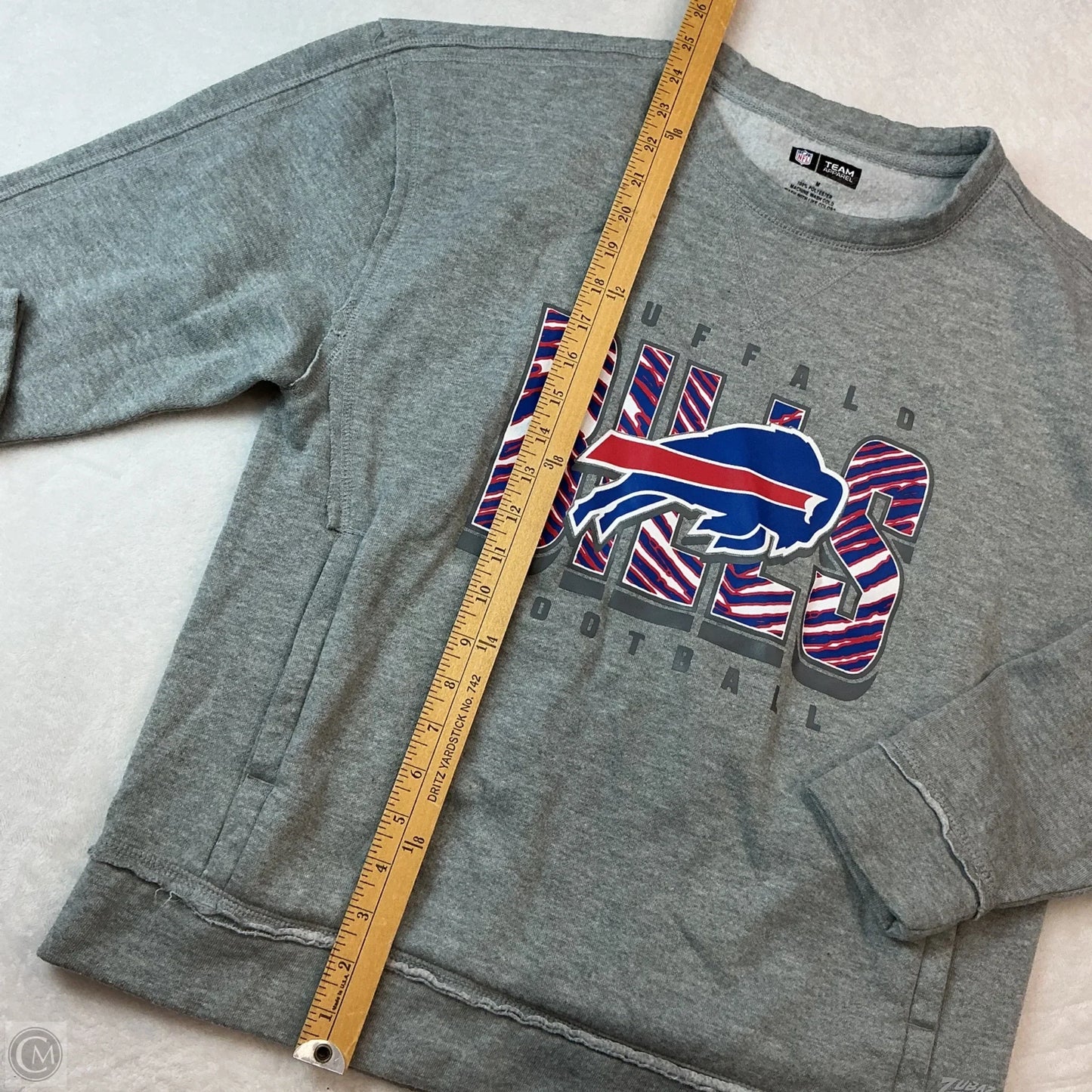 Sweatshirt Crewneck By Nfl In Grey, Size: M