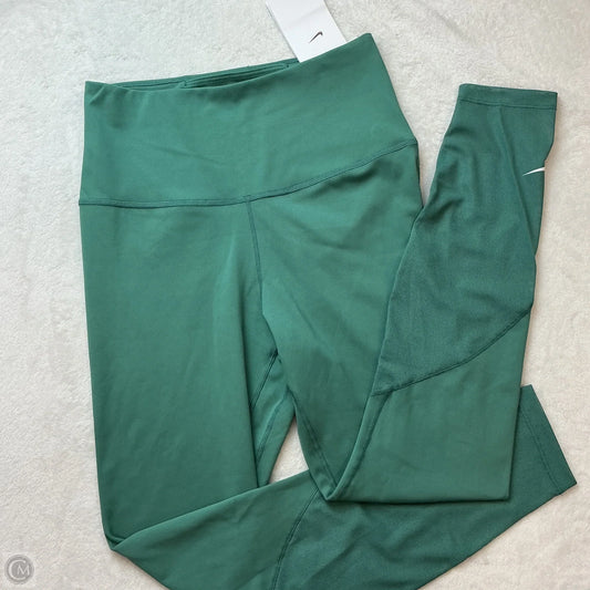Athletic Leggings By Nike In Green, Size: S