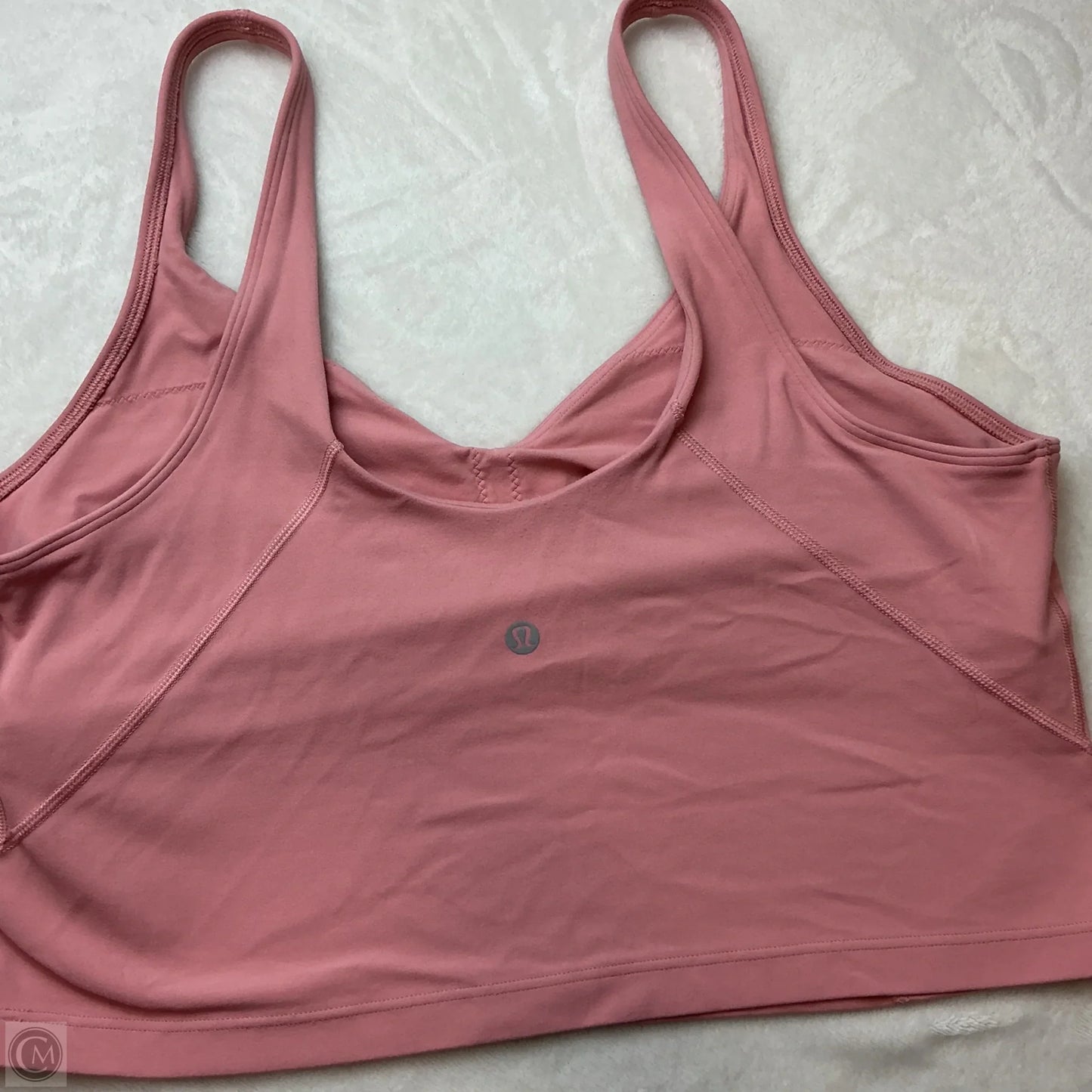Athletic Tank Top By Lululemon In Pink, Size: 14