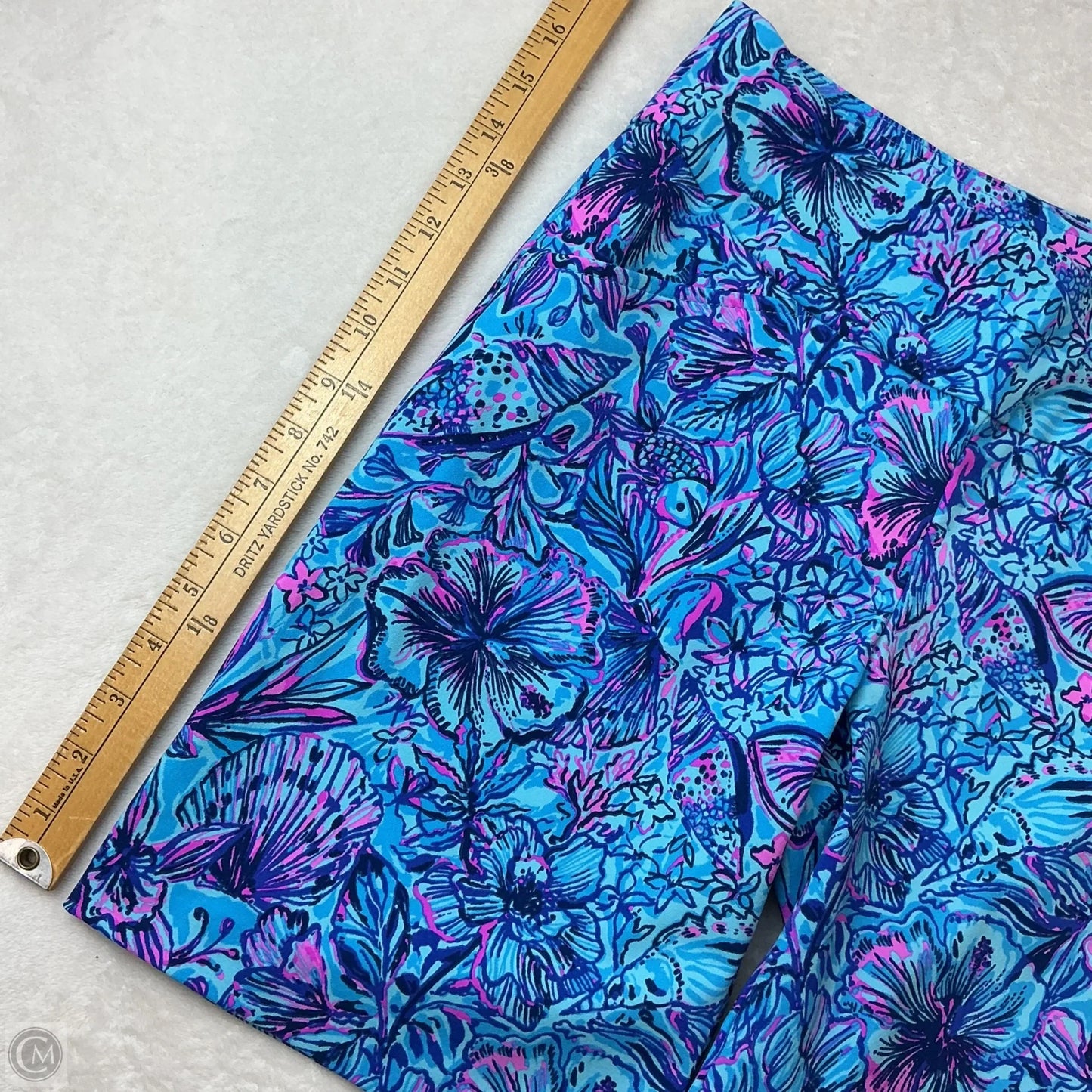 Shorts Designer By Lilly Pulitzer In Blue & Purple, Size: 4