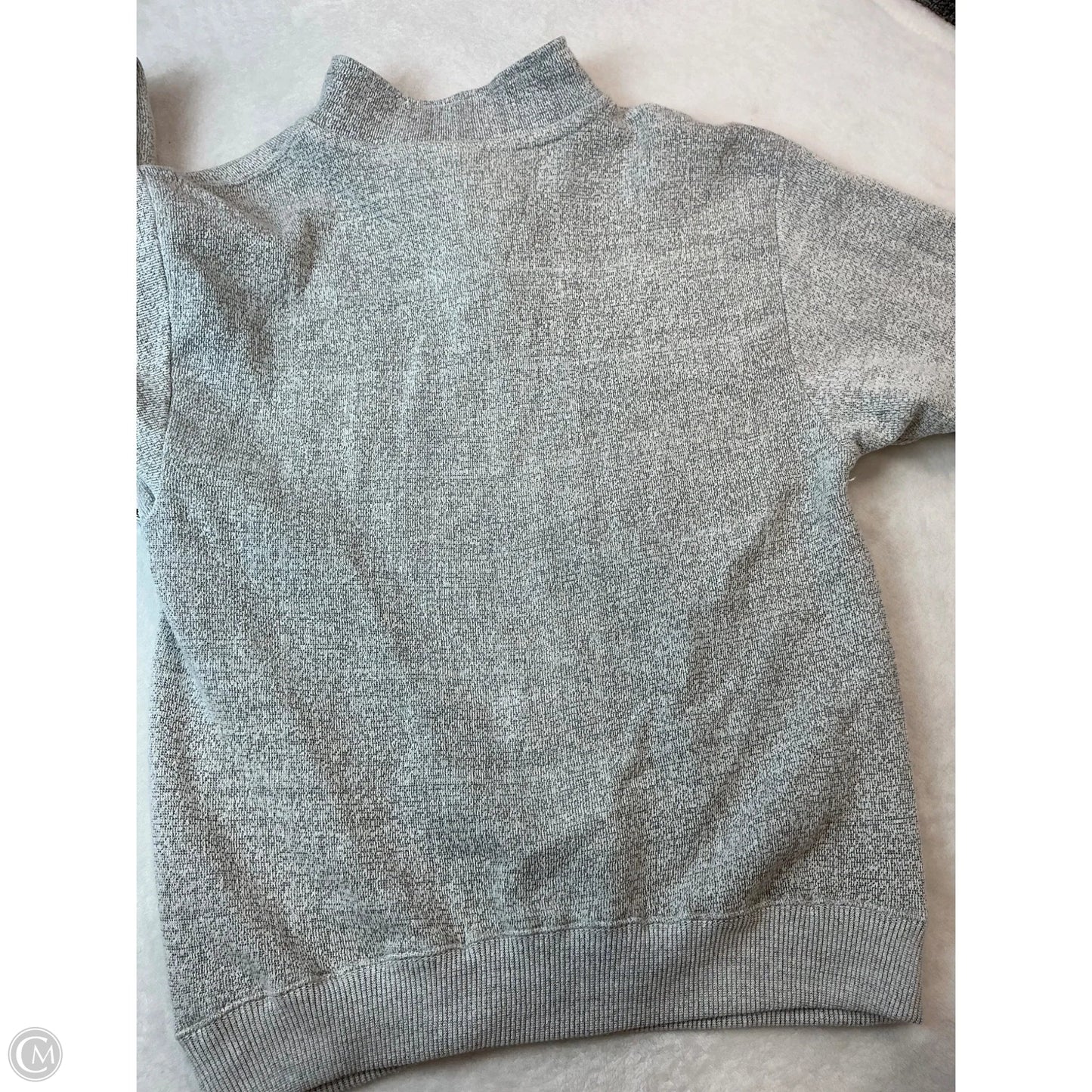 Sweatshirt Collar By Clothes Mentor In Grey, Size: M