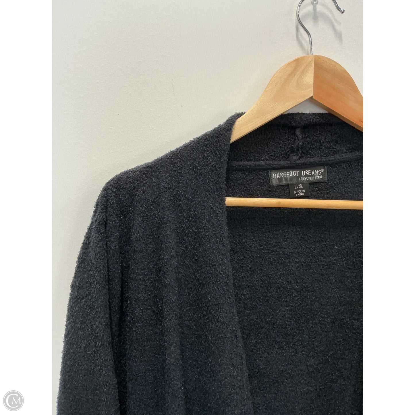 Sweater Cardigan By Barefoot Dreams In Black, Size: L