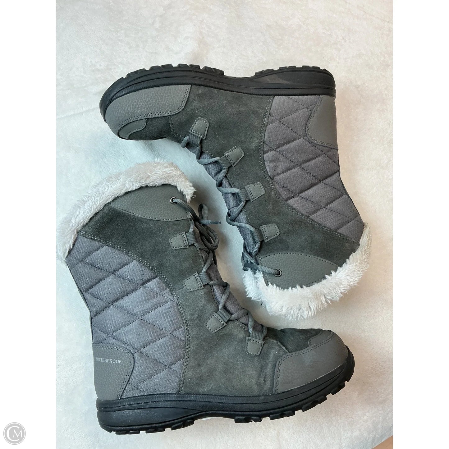 Boots Snow By Columbia In Grey, Size: 9