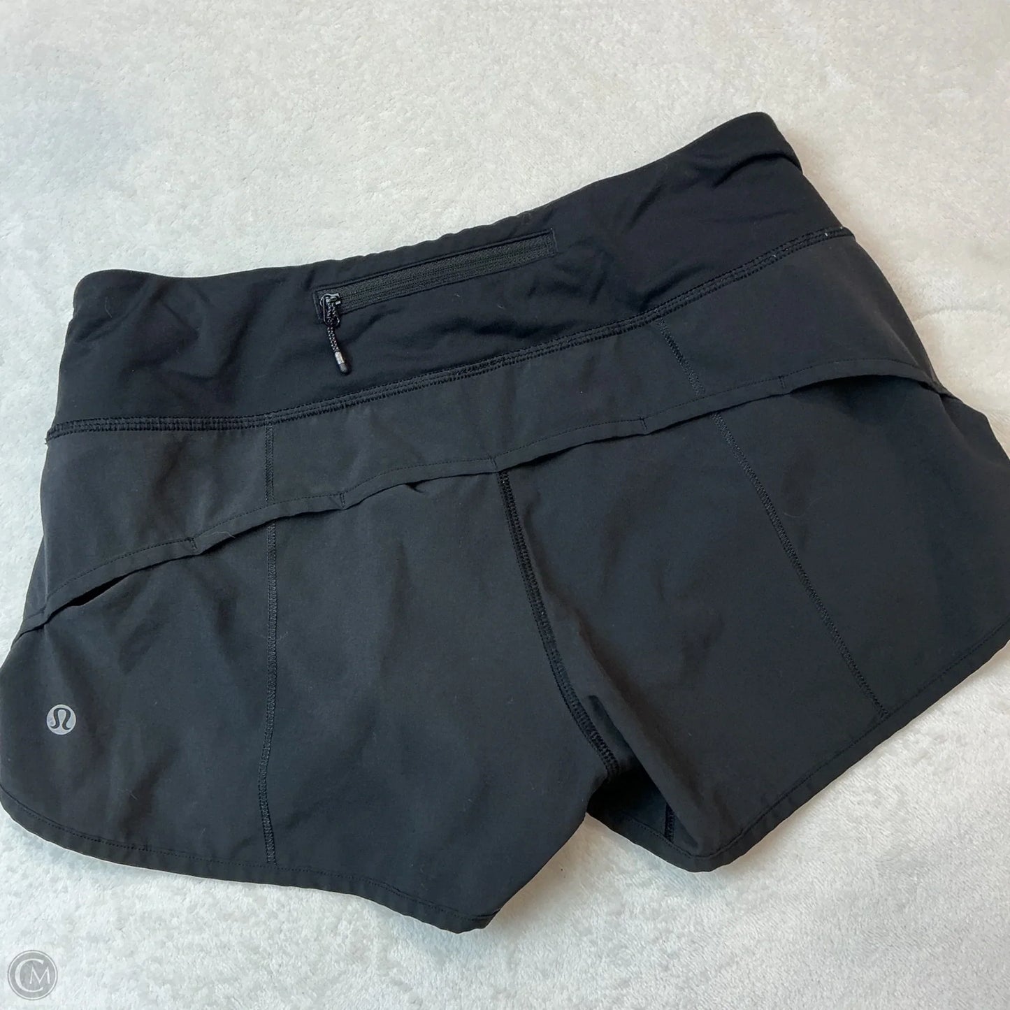 Athletic Shorts By Lululemon In Black, Size: 4