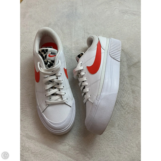 Shoes Sneakers By Nike In White, Size: 8
