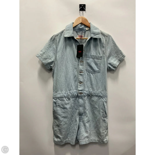 Romper By Levis In Blue Denim, Size: S