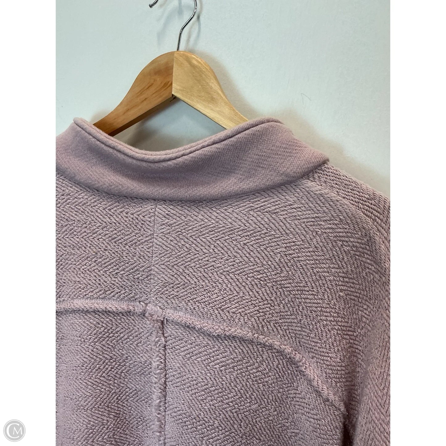 Sweatshirt Collar By Free People In Purple, Size: S