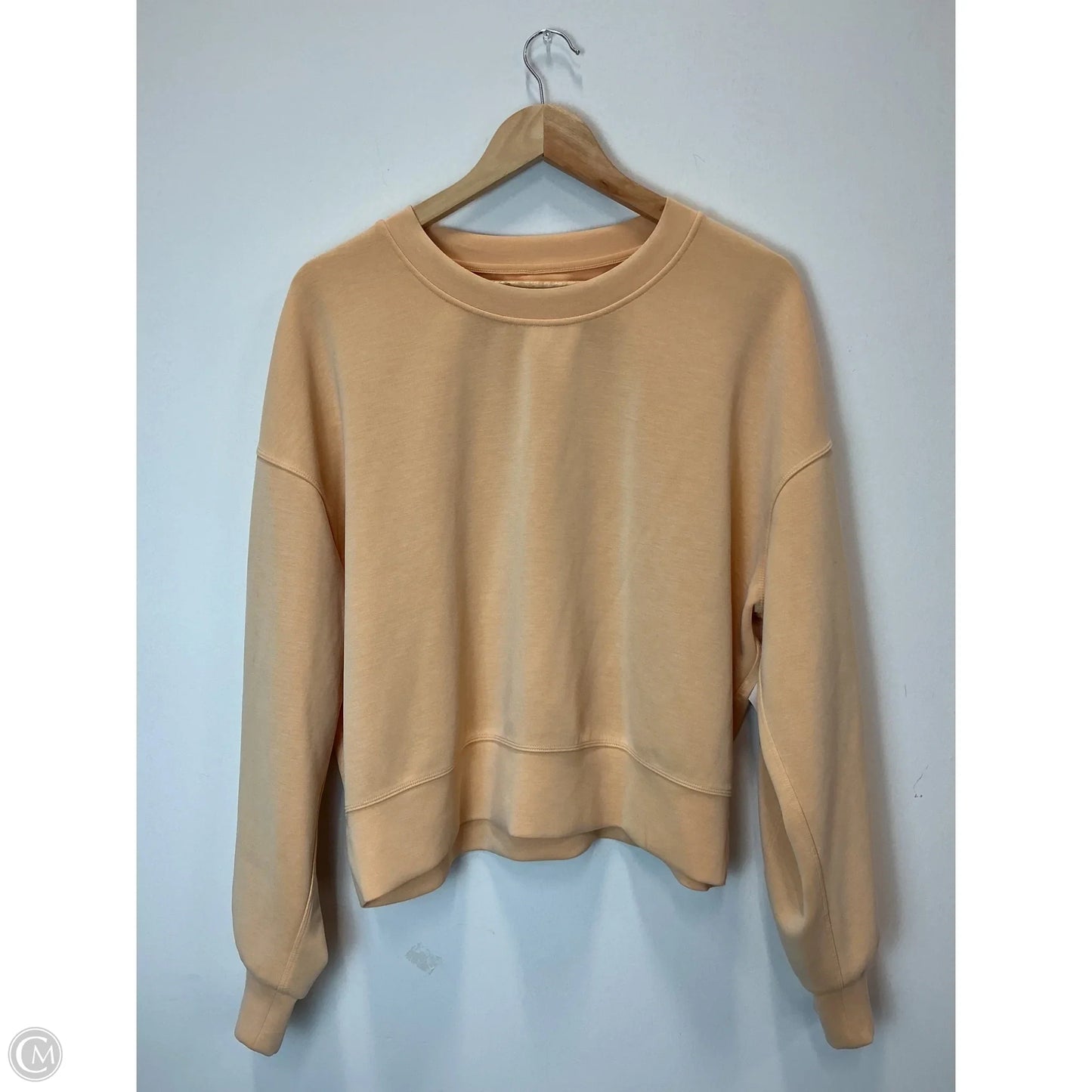 Athletic Sweatshirt Crewneck By Lululemon In Orange, Size: 10