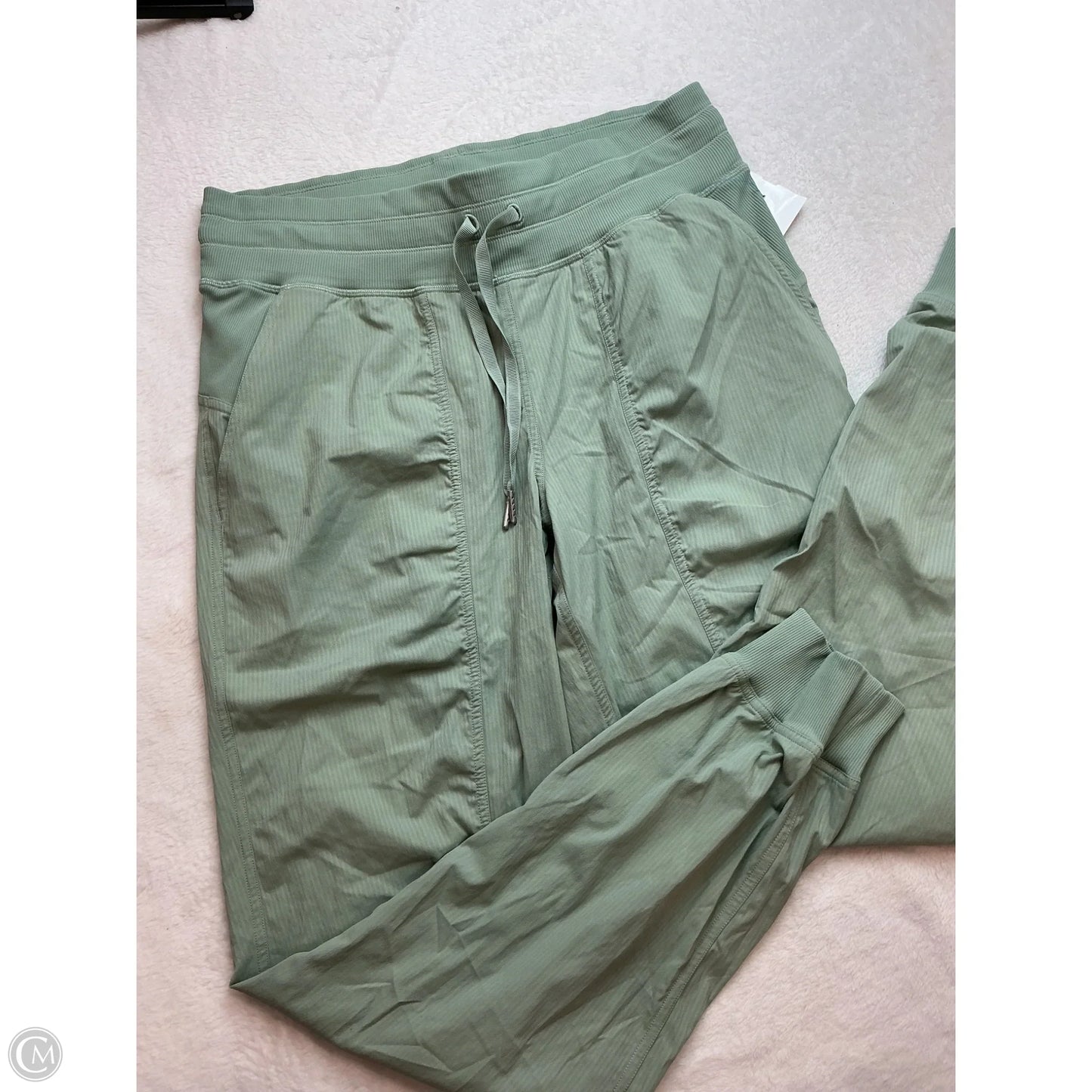 Athletic Pants By Lululemon In Green, Size: 8