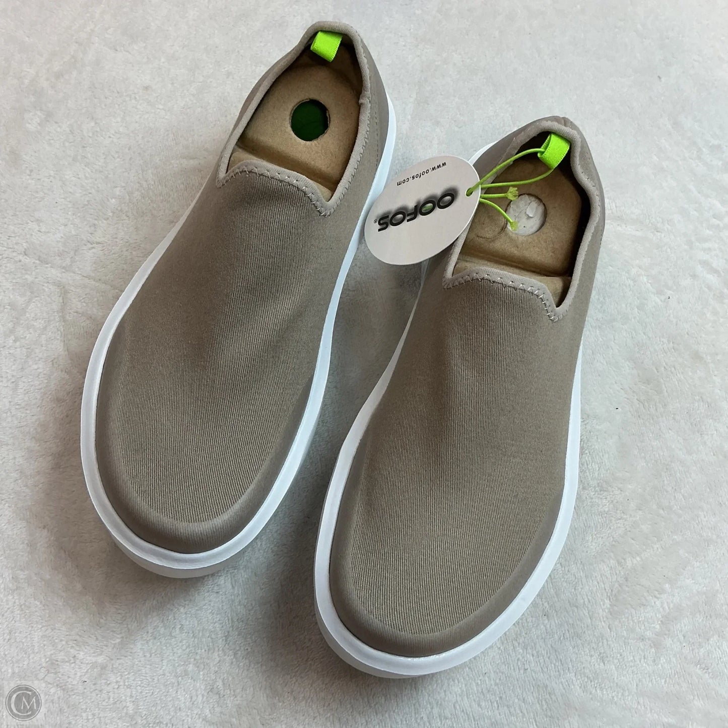 Shoes Sneakers Platform By Oofos In Tan, Size: 9