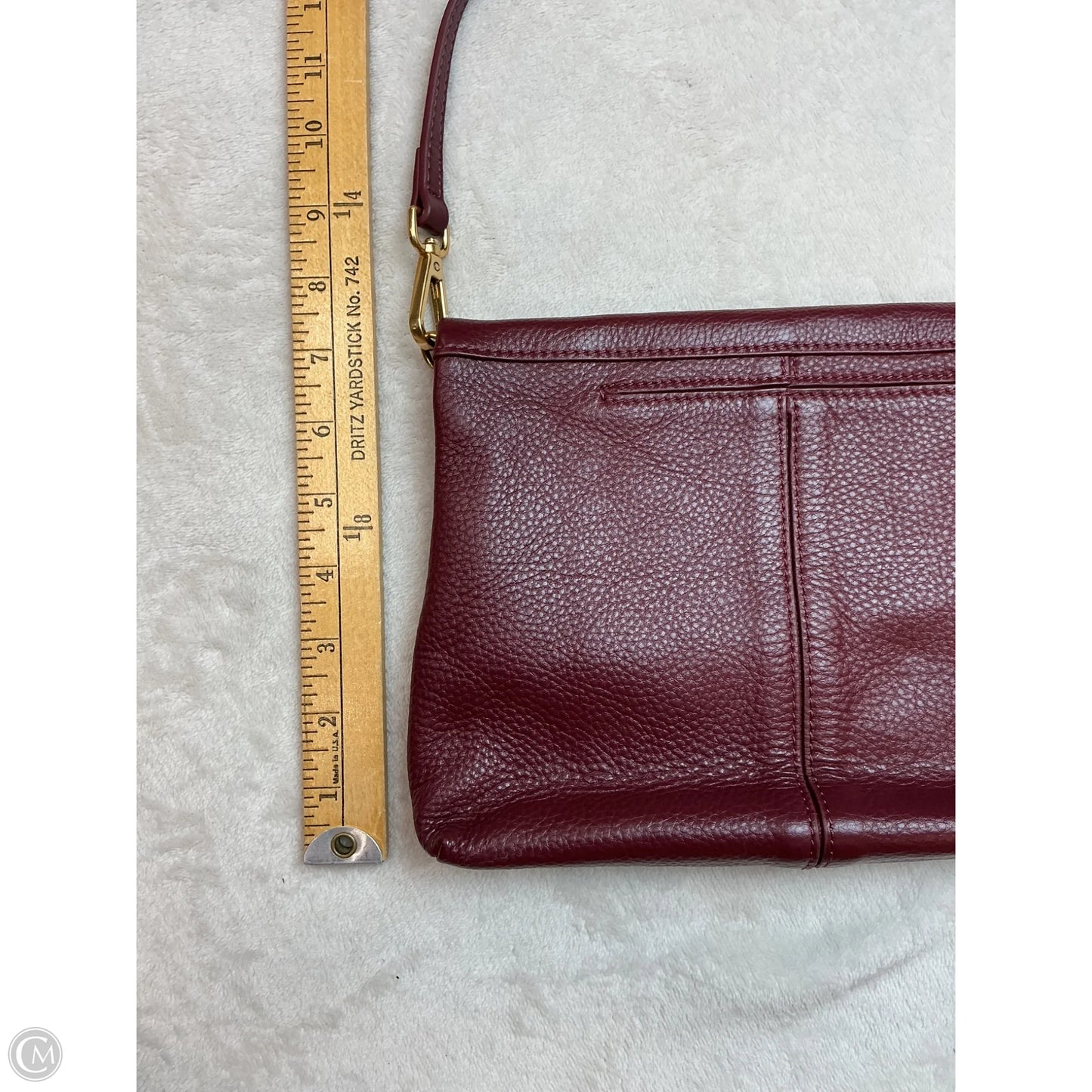 Crossbody Leather By Quince, Size: Medium
