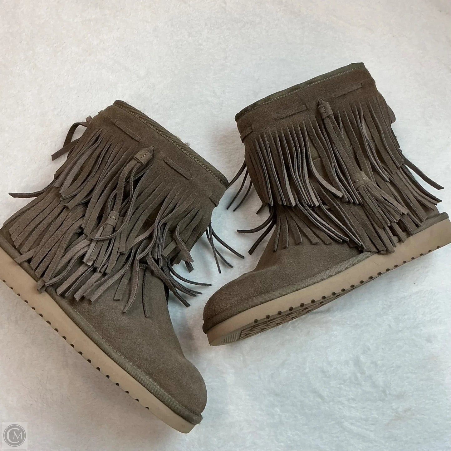 Boots Ankle Flats By Koolaburra By Ugg In Brown, Size: 8