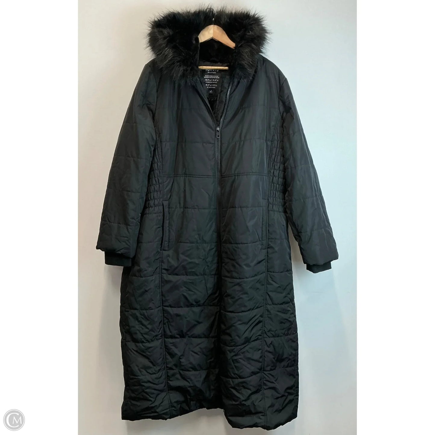 Coat Parka By Torrid In Black, Size: 3x