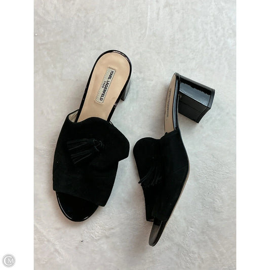 Sandals Designer By Karl Lagerfeld In Black, Size: 9