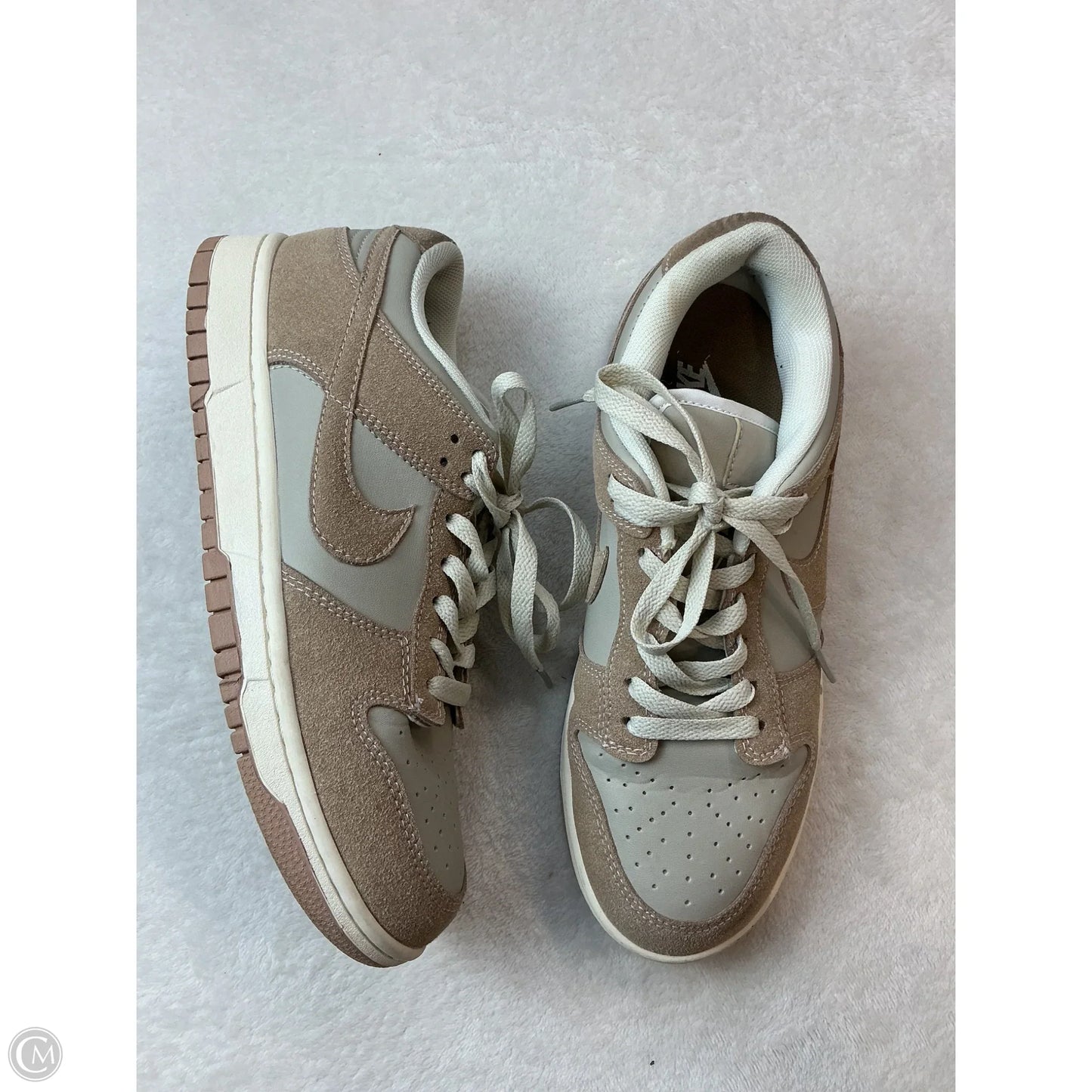 Shoes Sneakers By Nike In Brown & Grey, Size: 8.5