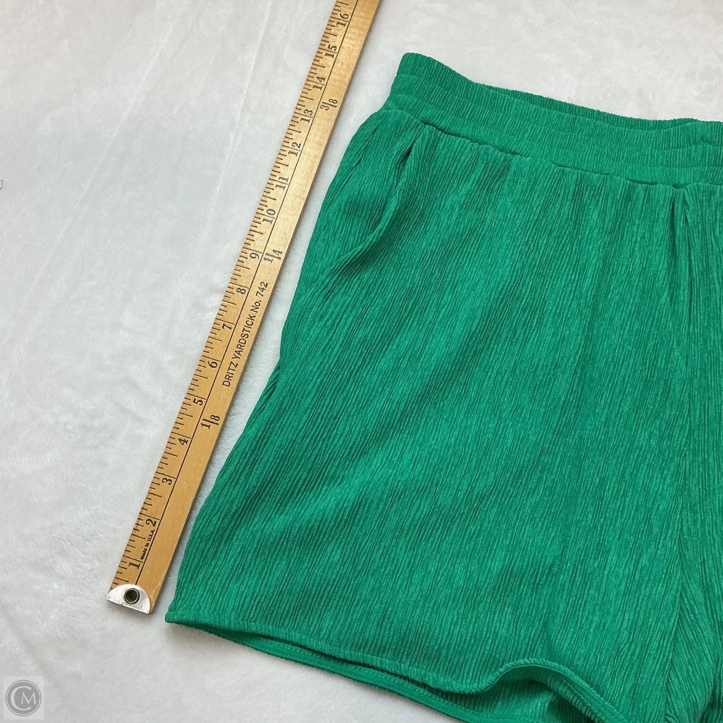 Shorts By Express In Green, Size: M