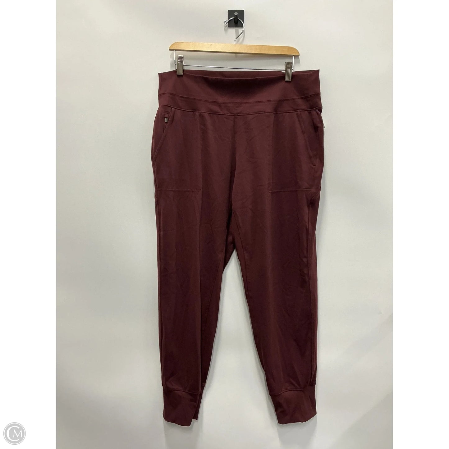 Athletic Pants By Athleta In Maroon, Size: Xl
