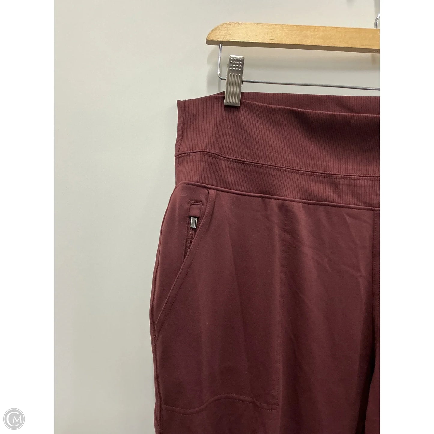 Athletic Pants By Athleta In Maroon, Size: Xl