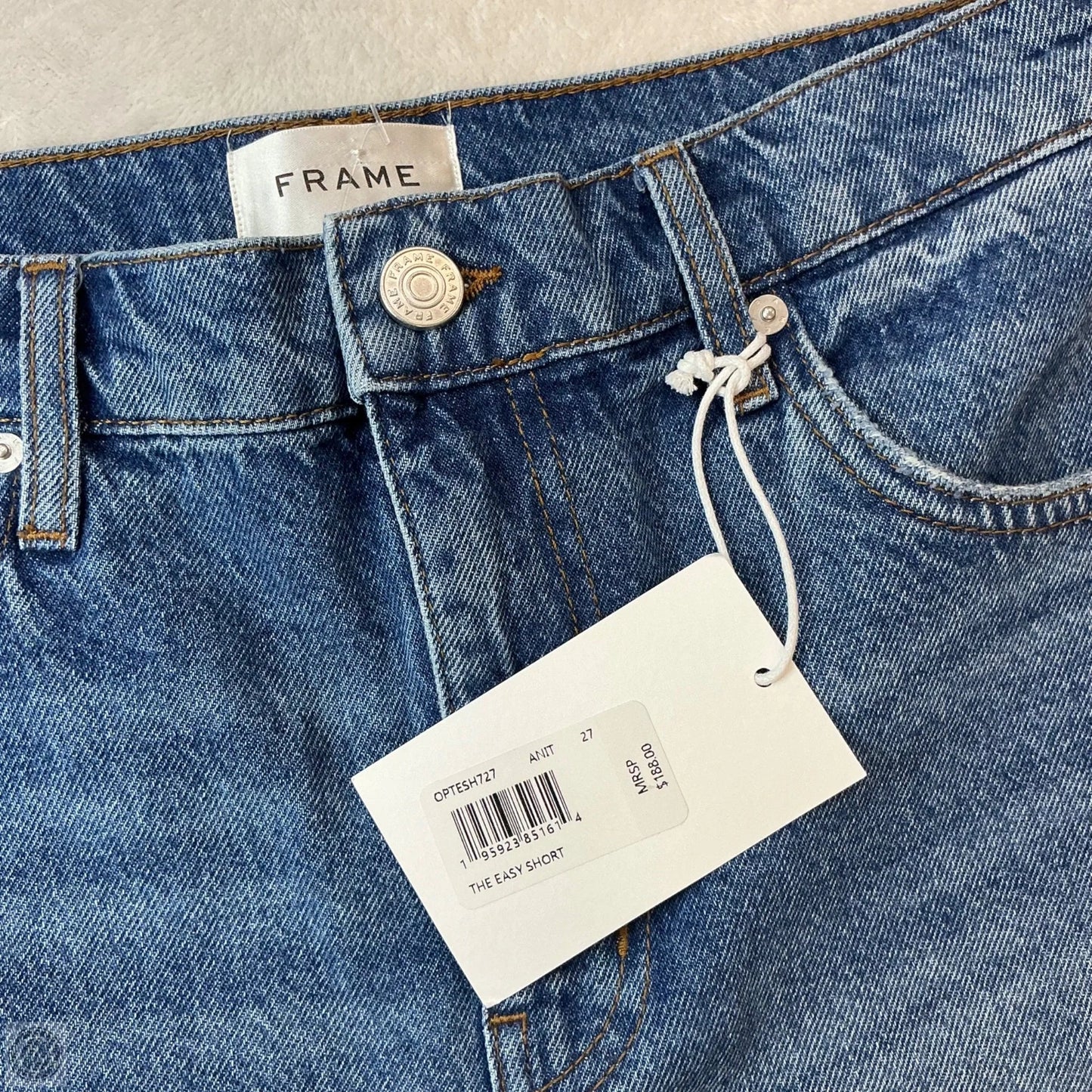 Shorts By Frame In Blue Denim, Size: 4