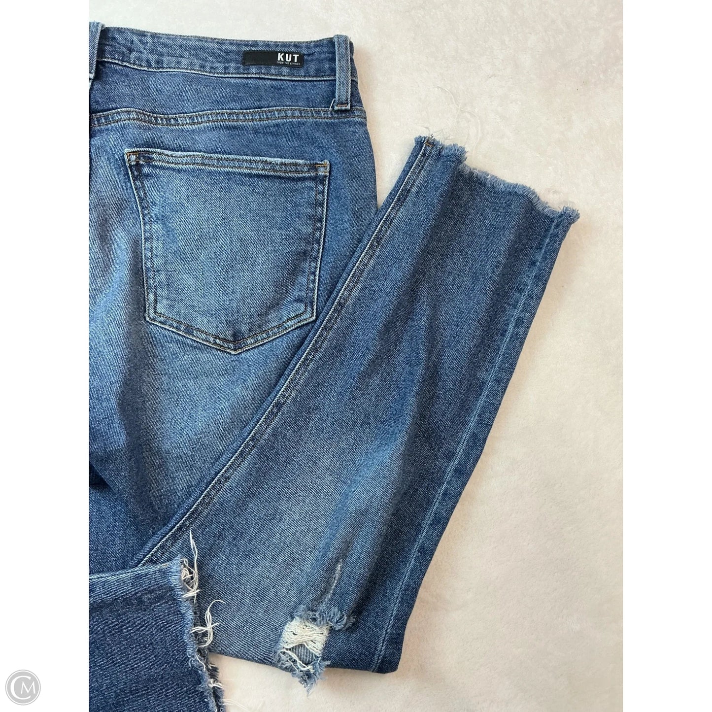 Jeans Skinny By Kut In Blue Denim, Size: 8