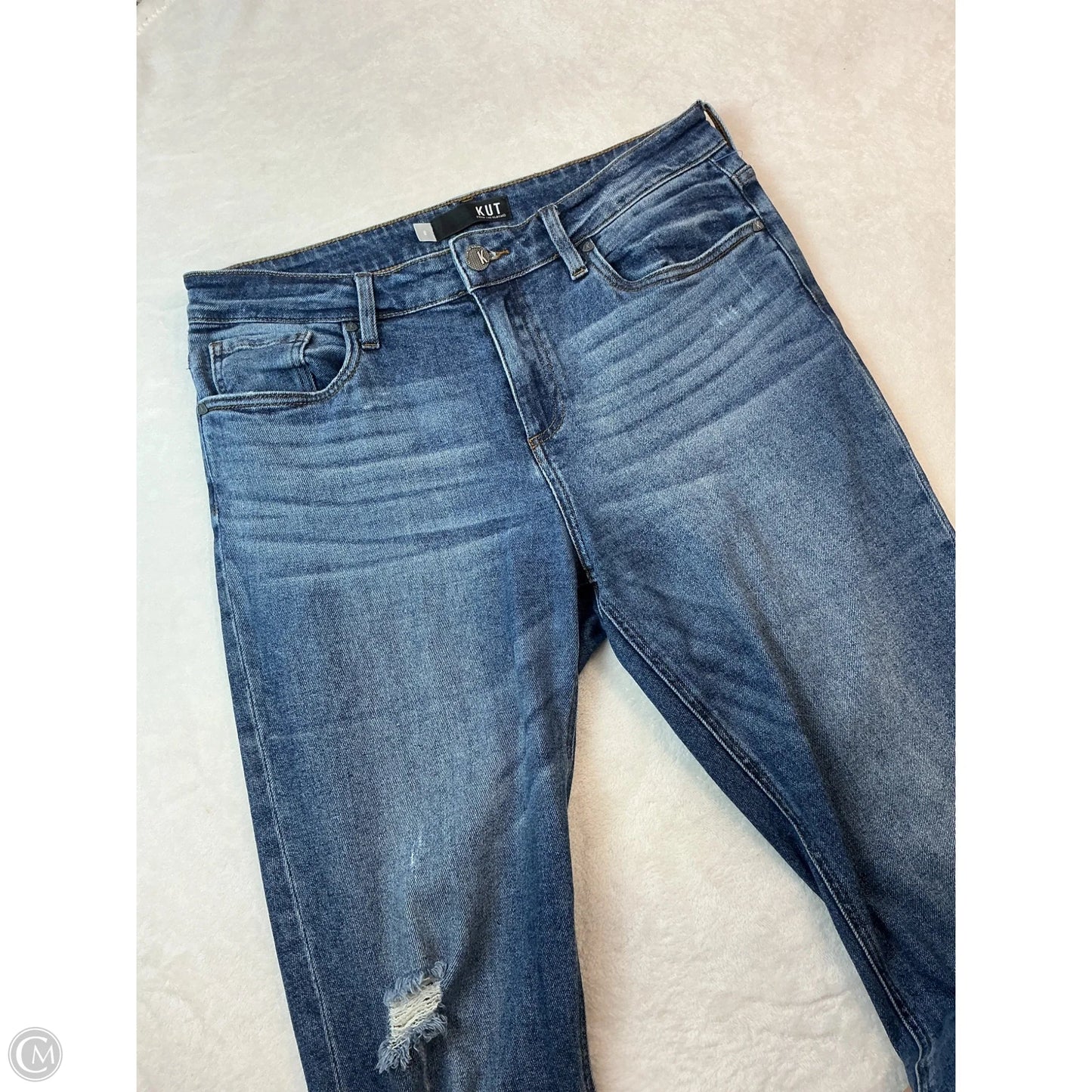Jeans Skinny By Kut In Blue Denim, Size: 8